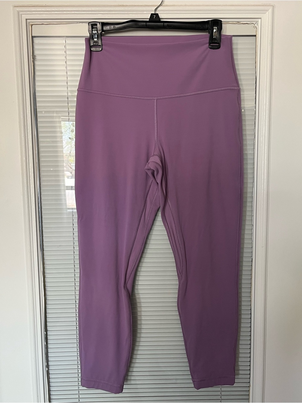 Lululemon Size 10 High-Waisted Purple Active Leggings - Women